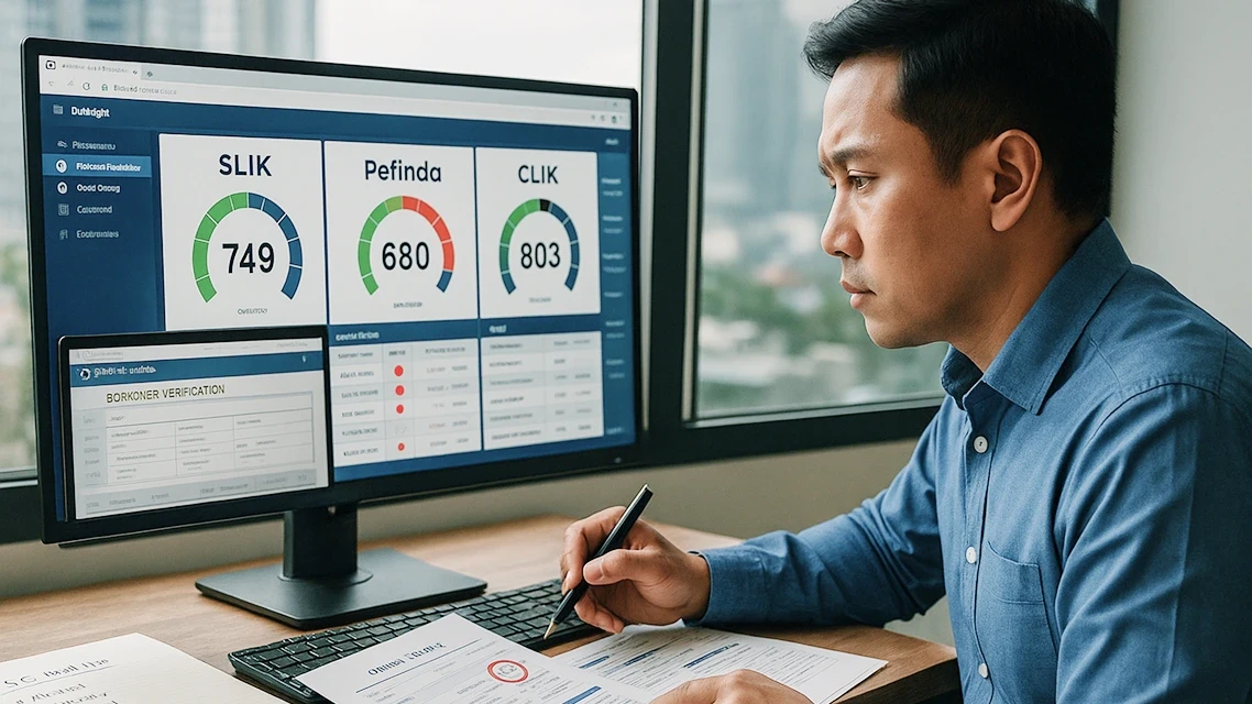 The Critical Factors in Credit Scoring Document Monitoring: SLIK, Perfindo, and CLIK Systems