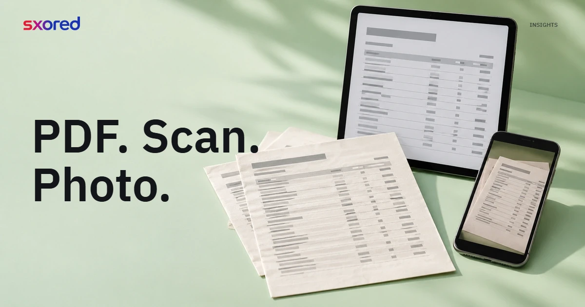 Bank Statement Extraction from PDFs, Scans and Photos, Any Bank